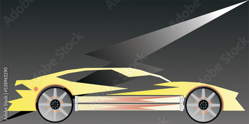 a car powered by an environmentally friendly lithium battery