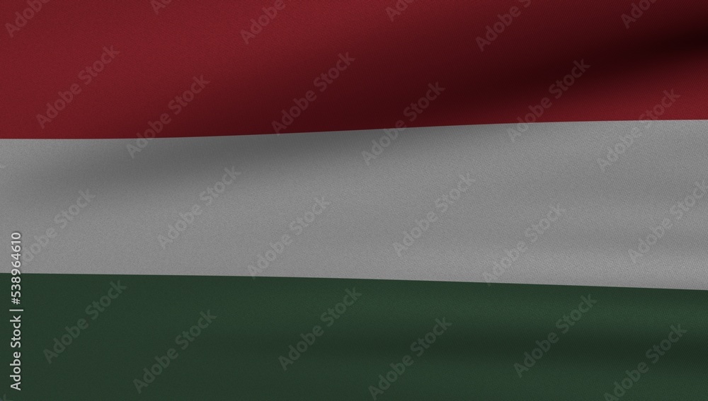 Obraz premium Flag Hungary