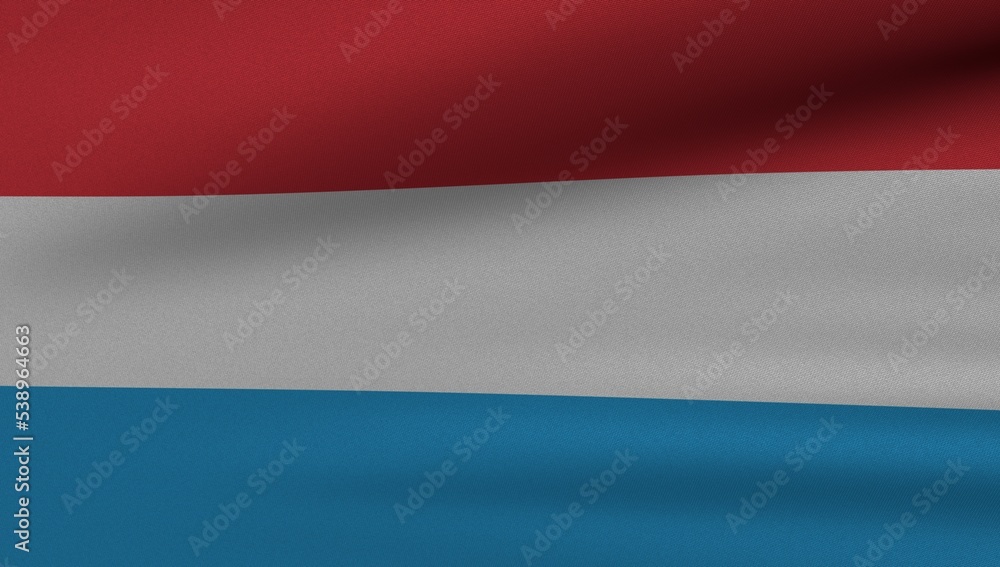 Naklejka premium Flag Luxembourg