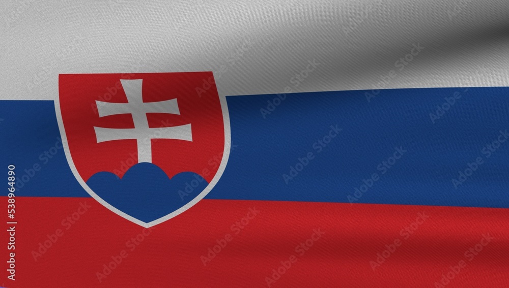 Obraz premium Flag Slovakia