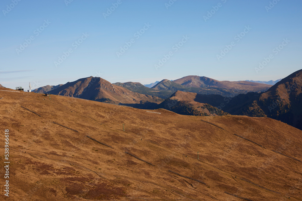Fototapeta premium view of the mountain landscape