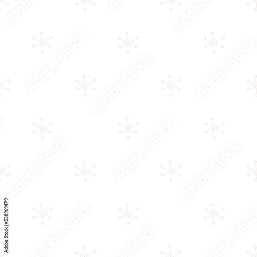 Winter pattern with hand drawn snowflakes. Cute monochrome design. Merry Christmas and Happy New Year wishes.