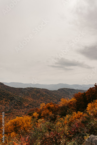 Fall Mountain Range