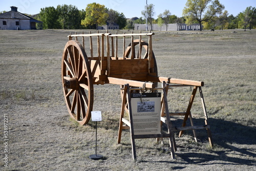 Wagon, Fort Laramie National Historic Site, Wyoming 