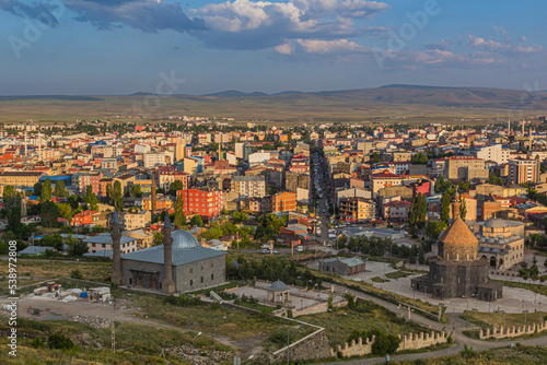 Aerial view of Kars, Turkey
