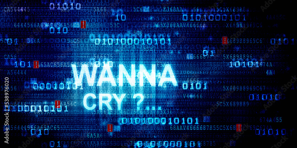 2d illustration wanna cry background
2d illustration wanna cry background