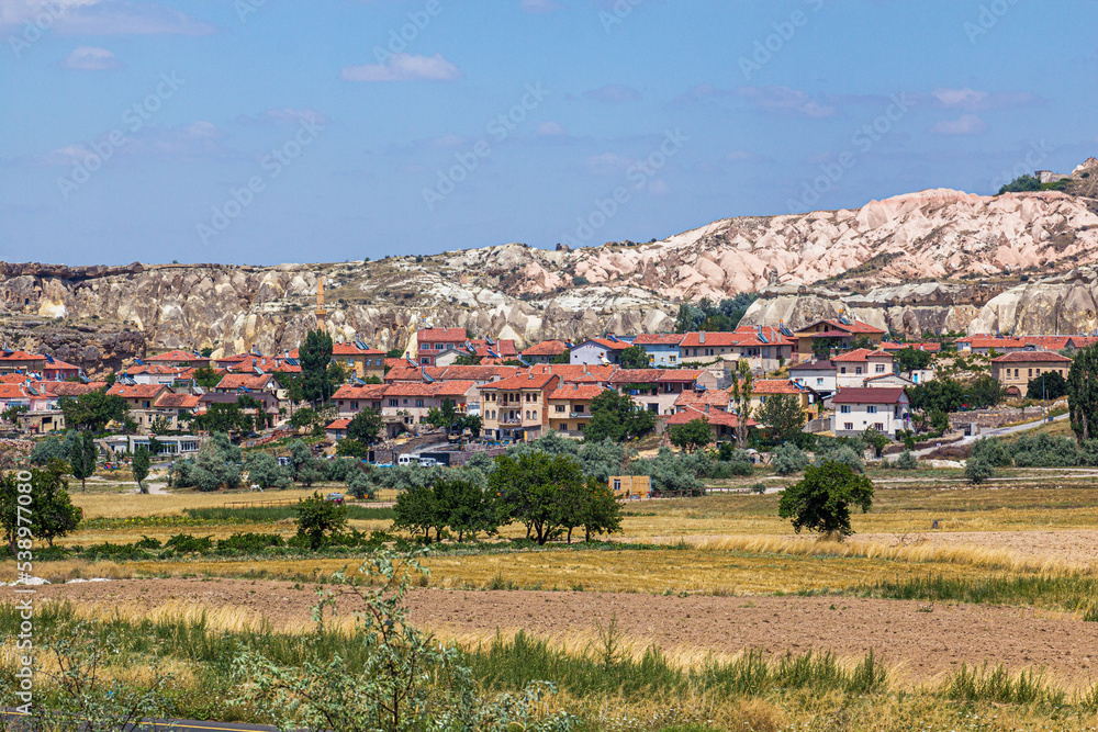 Cavusin village in Cappadocia, Turkey