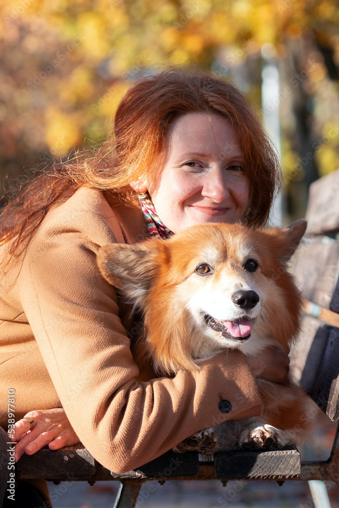 girl and dog girl and dog