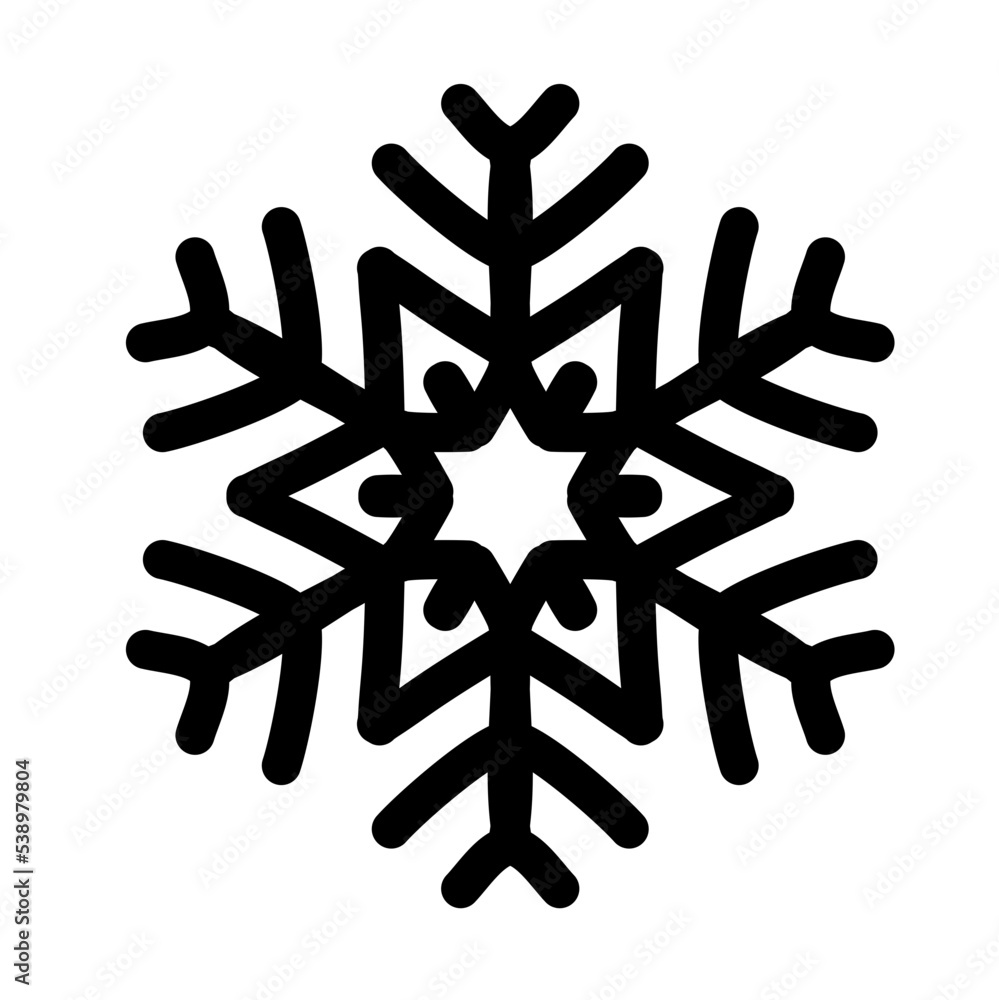 Winter snowflake pattern Winter snowflake pattern