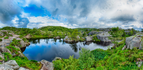 Preikestolen Norwegen - Wandertour