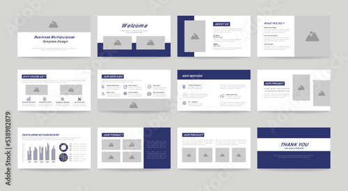 Corporate company profile presentation template