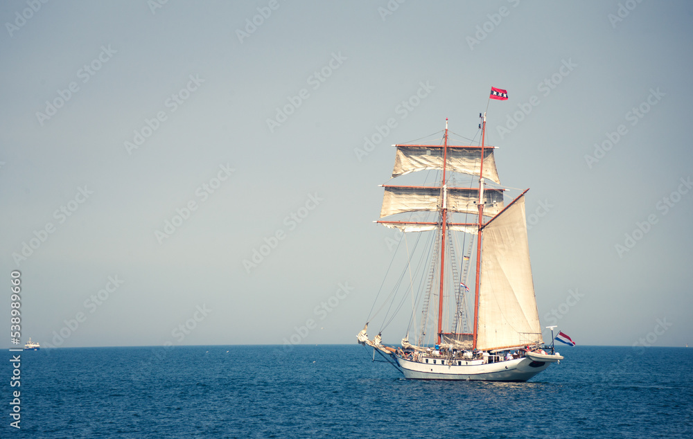  Sailing ship baltic sea - obrazy, fototapety, plakaty 