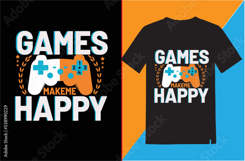 my bast gaming t-shirt design