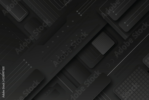 black abstract background vector design