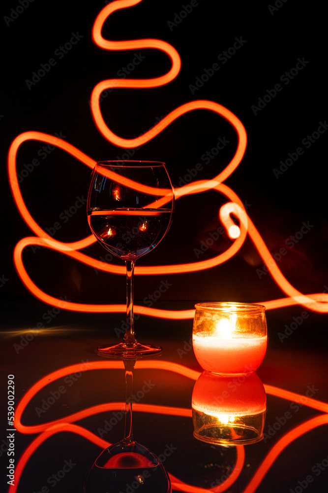 illustration of a candle holder