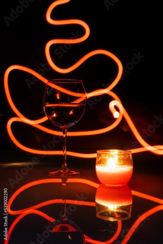 illustration of a candle holder © miha