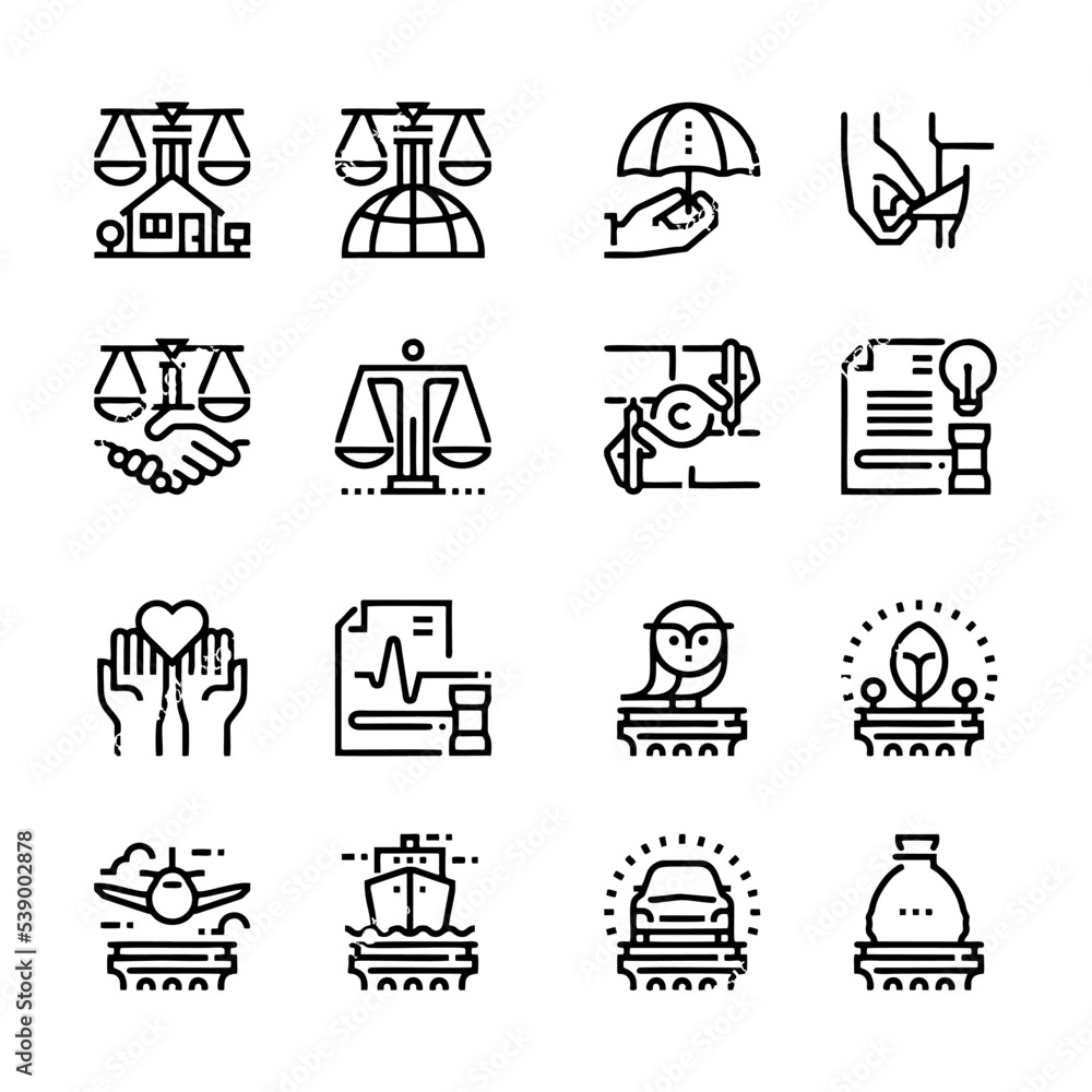 Simple Set of Court Related Vector Line Icons. Contains such Icons as Hammer, Justice, Lawyer and more. Editable Stroke. Simple Set of Court Related Vector Line Icons. Contains such Icons as Hammer, Justice, Lawyer and more. Editable Stroke.