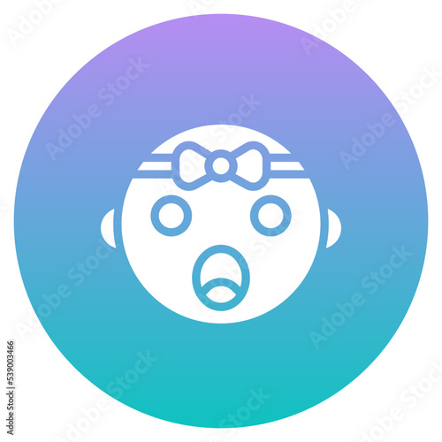 AMAZED flat icon,linear,outline,graphic,illustration