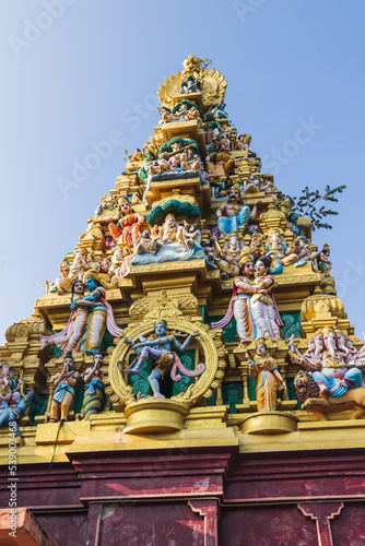 Exterior of the Sri Kaileswaram Temple, Sri Lanka
