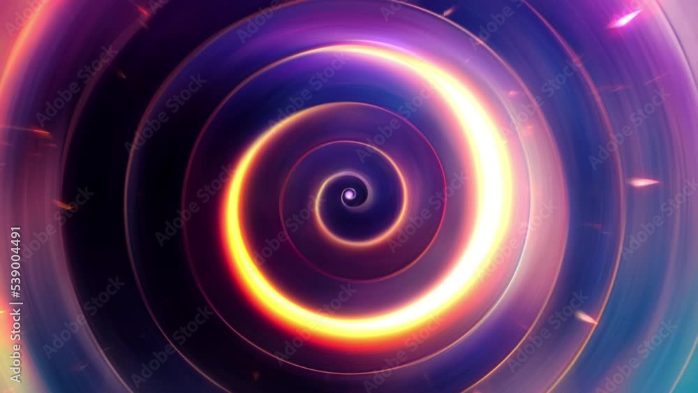 Colorful violet hypnotic spiral rotation animation Colorful violet hypnotic spiral rotation animation