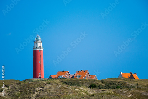 Lighthouse on Texel Island in Holland