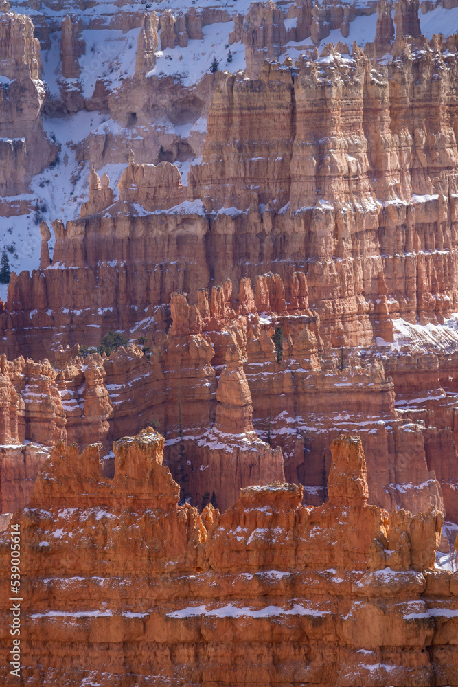 Rocky formations in mountainous terrain Rocky formations in mountainous terrain