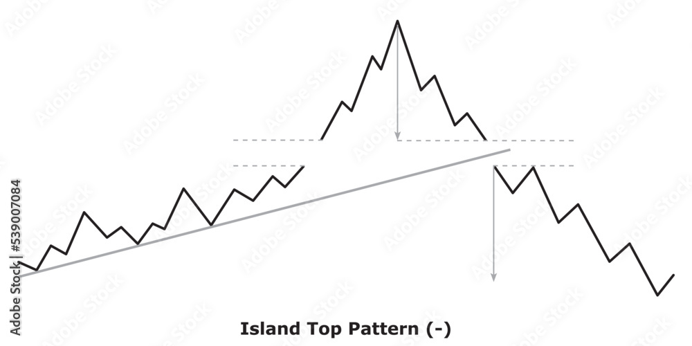 Island Top Pattern (-) White & Black