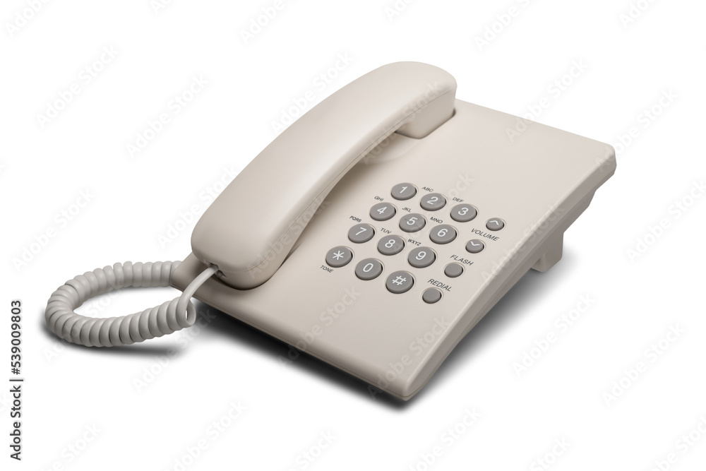 Old fashioned phone on background Old fashioned phone on background