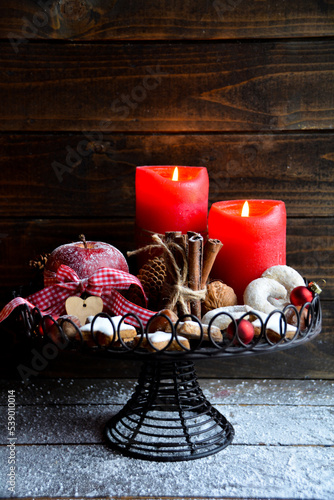 Christmas decoration with r...