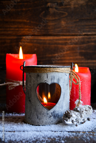 Christmas greeting card wit...