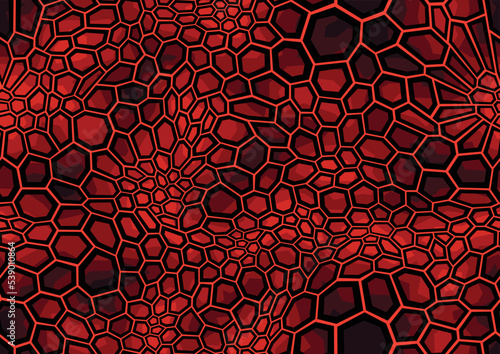 Camouflage geometric seamless pattern hexagonal texture. Abstract military camo polygonal scales endless ornament for fabric and fashion print. Vector background.