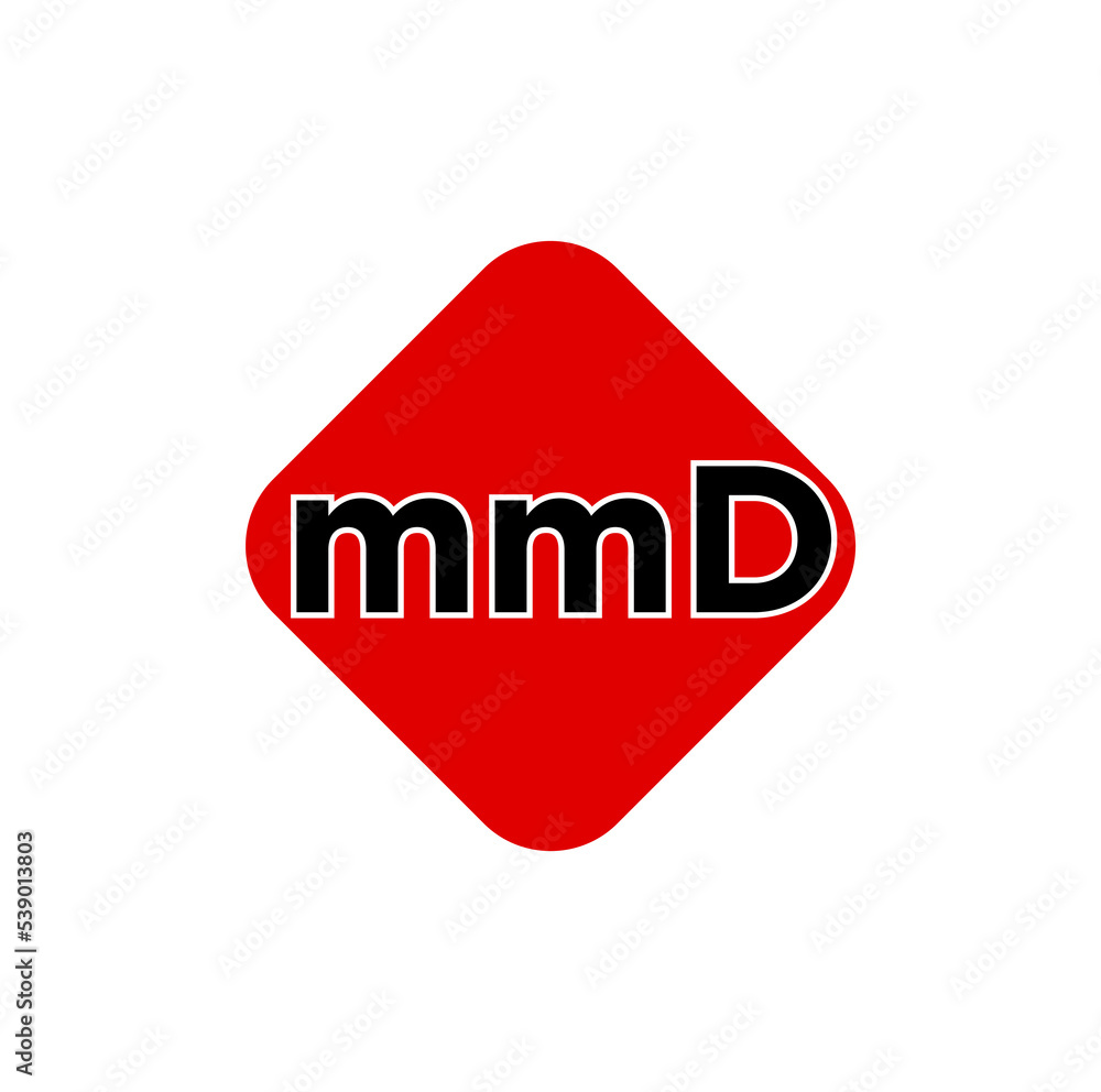 mmd company initial letters icon. MMD typography icon. mmd company initial letters icon. MMD typography icon.