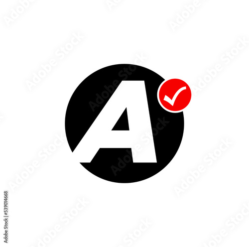 A letters allow vector icon. Adult A icon.