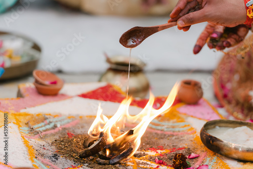 Indian Wedding Ceremony ritual photo