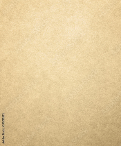 Blank page with high quality cotton paper texture. Tan cream color closeup copyspace.