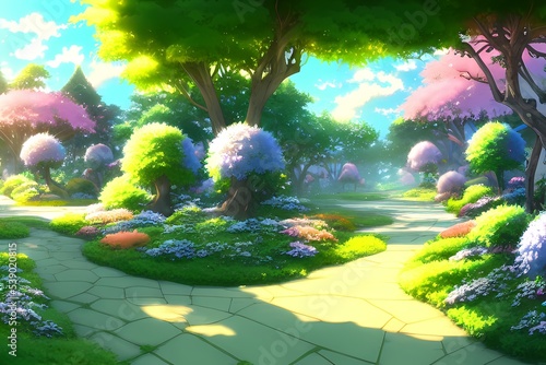 This fantasy backround is perfect to decorate your anime, manga or videogame project. This illustration can be also used in a photorealistic style, adding a touch of magical realism to a scene.