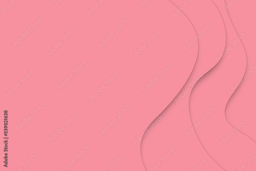 modern pastel pink 3d paper cut background with free space modern pastel pink 3d paper cut background with free space