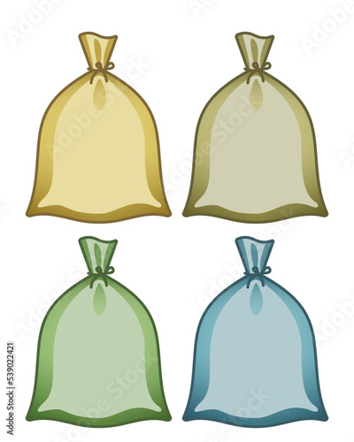 Burlap sack illustration