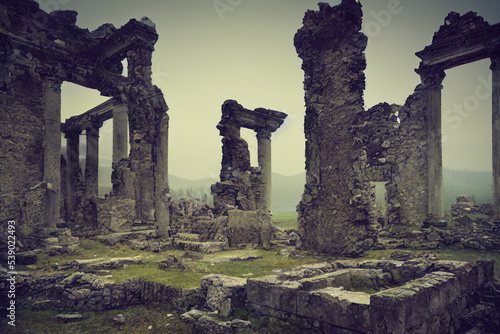 Foto ruins of ancient forum