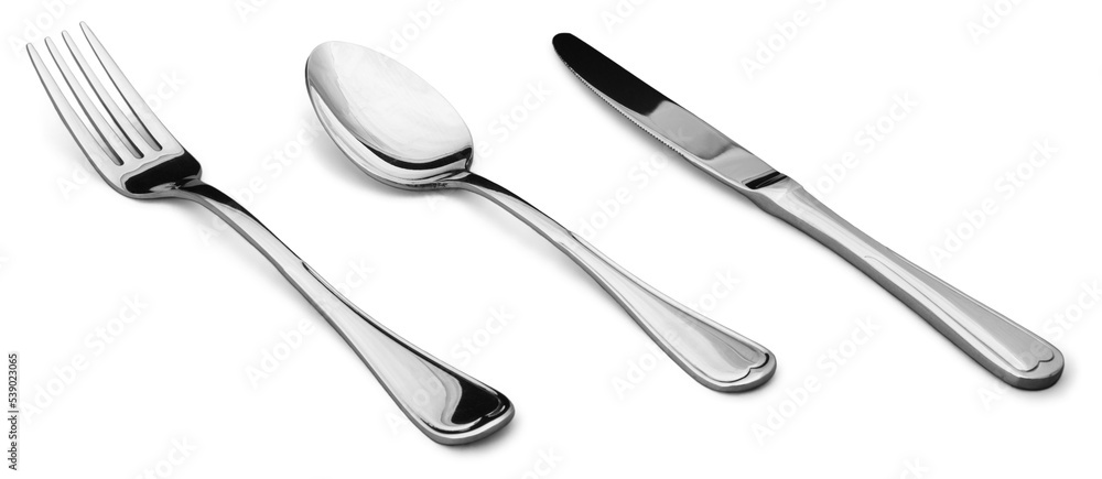 Knife, Fork and Spoon - obrazy, fototapety, plakaty 