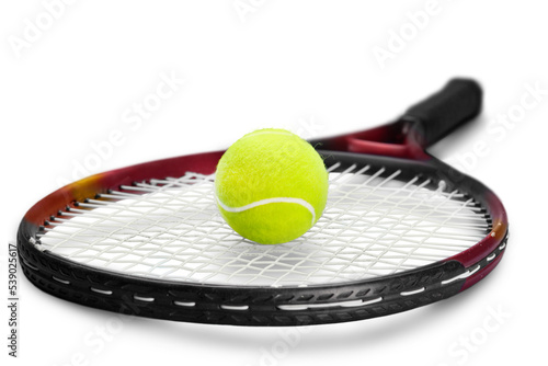 Tennis Racket and Ball