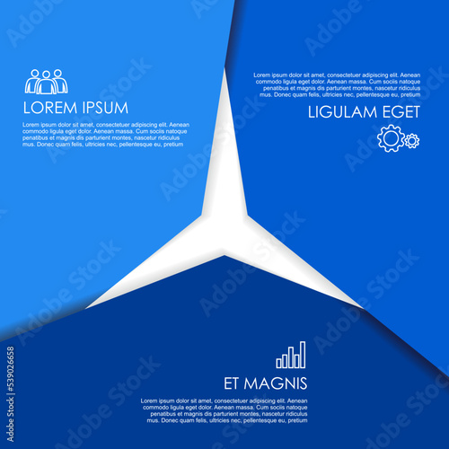 Infographic design template with place for your data. Vector illustration.
