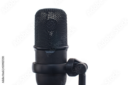 studio microphone, isolated on white.