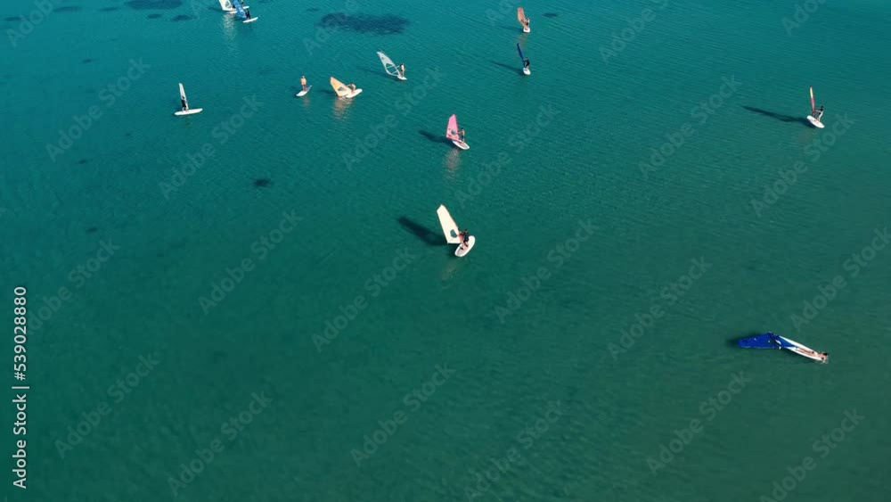 Alacati Is a Town on Turkey’s Cesme Peninsula, on the Aegean Sea. Famous Windsurfing Spot. Alacati Is a Town on Turkey’s Cesme Peninsula, on the Aegean Sea. Famous Windsurfing Spot.