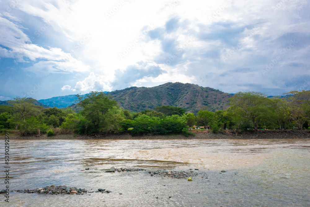 The Cauca River is the second most important river in Colombia.