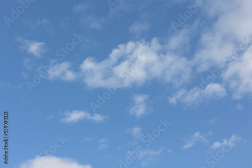 blue sky with clouds © © Raymond Orton