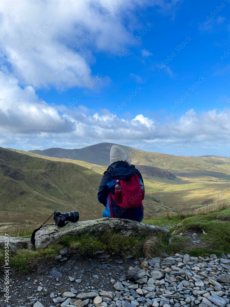 Fototapeta premium hiking in the mountains
