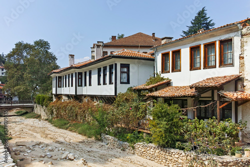 Old houses in historical town of Melnik, Bulgaria