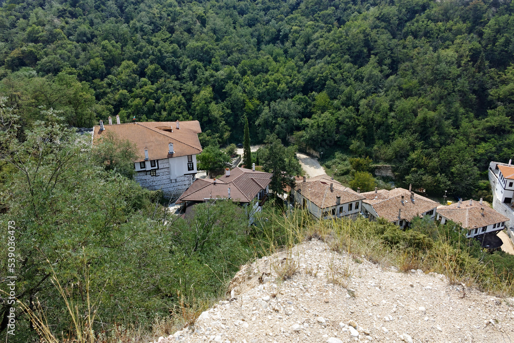 Old houses in historical town of Melnik, Bulgaria Old houses in historical town of Melnik, Bulgaria