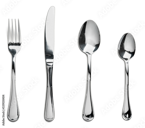 Photographie Knife, Fork and Spoons